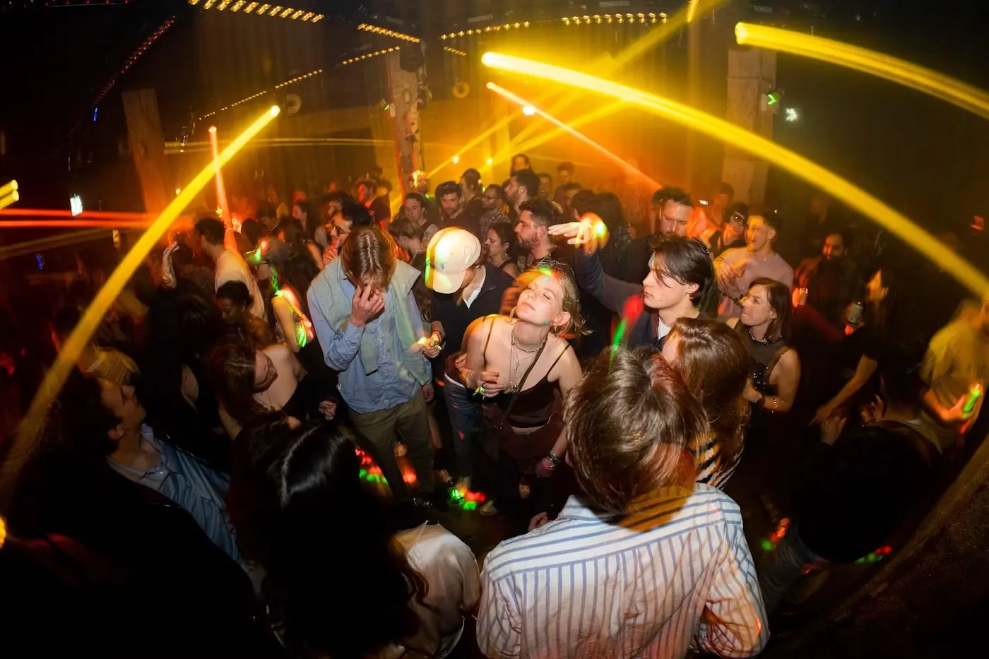 Crowd in a packed venue